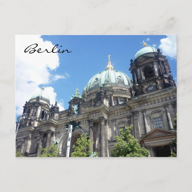 berliner dom germany postcard (Front)