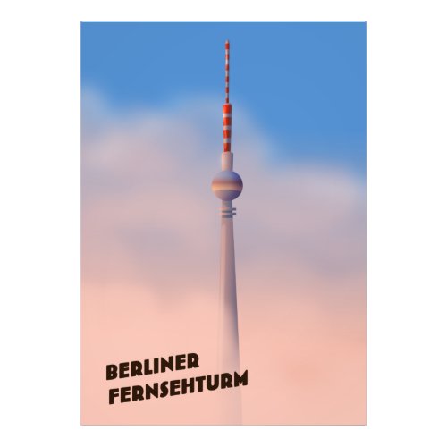 Berliner Fernsehturm Berlin TV tower Photo Print