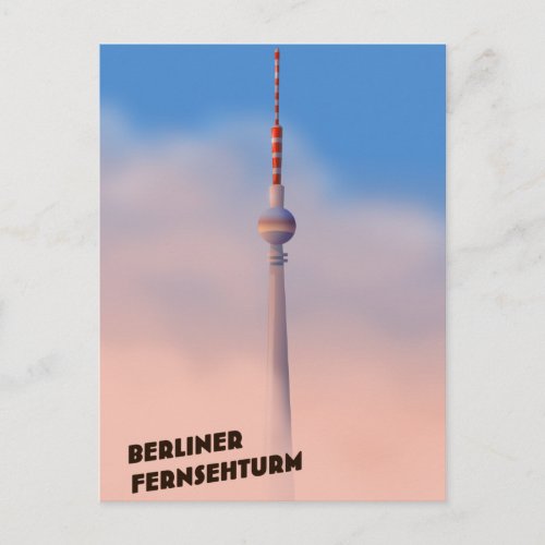 Berliner Fernsehturm Berlin TV tower Postcard