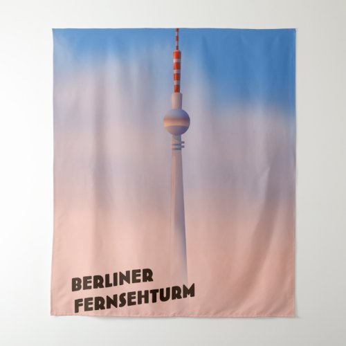 Berliner Fernsehturm Berlin TV tower Poster Tapestry