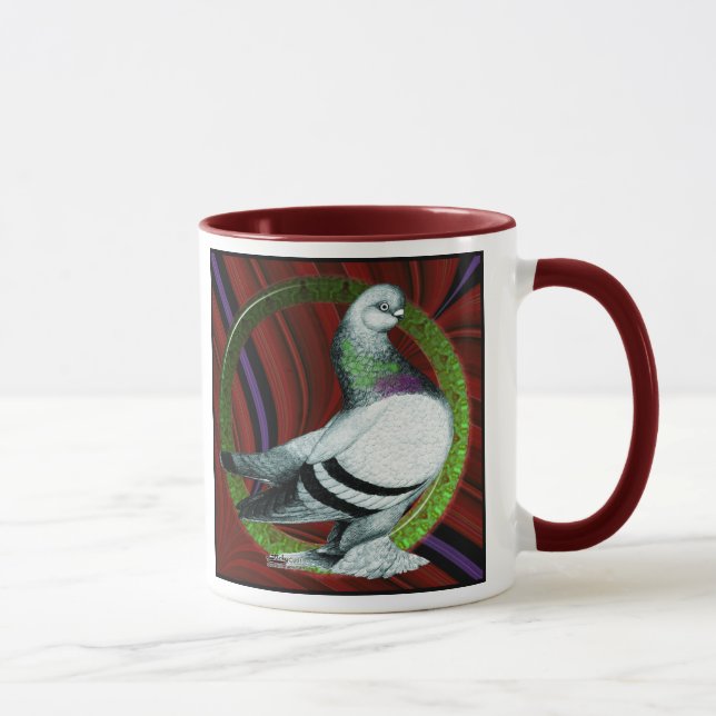 Berliner Pigeon Circle Mug (Right)