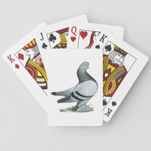 Berliner Tumbler Blue Bar Poker Cards