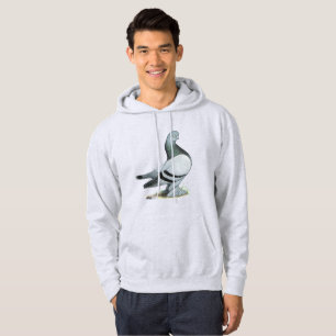 Berliner Tumbler Pigeon Blue Bar Hoodie