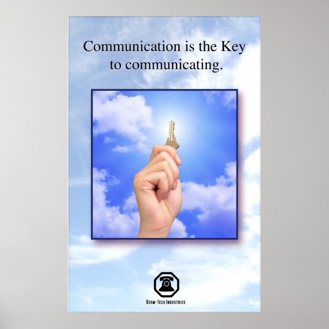 Berm-Tech Communicating is the Key Poster (Front)
