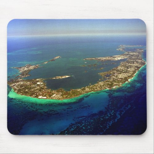 Bermuda Aerial Photograph Mouse Pad