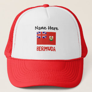 Bermuda and Bermudan Flag Personalized  Trucker Hat