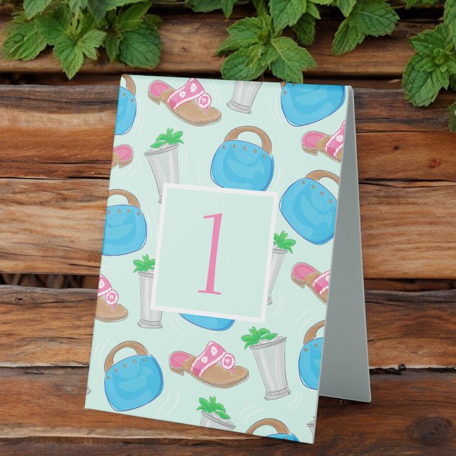 Bermuda Bag Sandals Mint Julep Preppy Table Tent (Creator Uploaded)