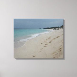 Bermuda beach canvas print