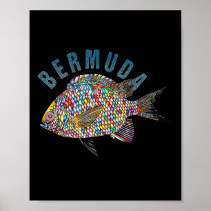 Bermuda Beach Design _ Souvenir Illustration Poster