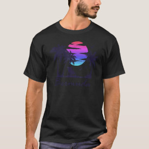 BERMUDA Beach Vacation Trip Retro Vintage Sunset G T-Shirt