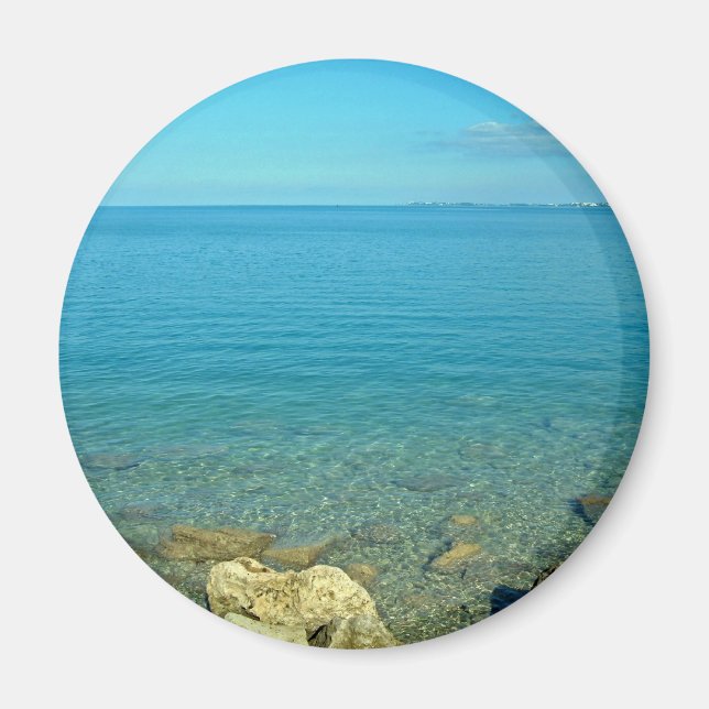 Bermuda Blue Green Waters Magnet (Front)