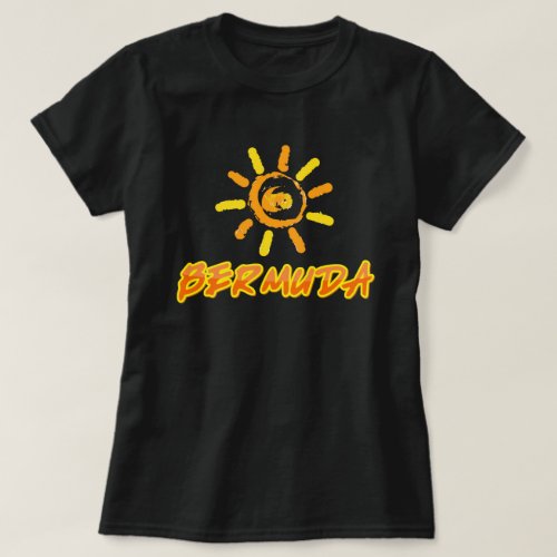 Bermuda bright yellow  orange T_Shirt