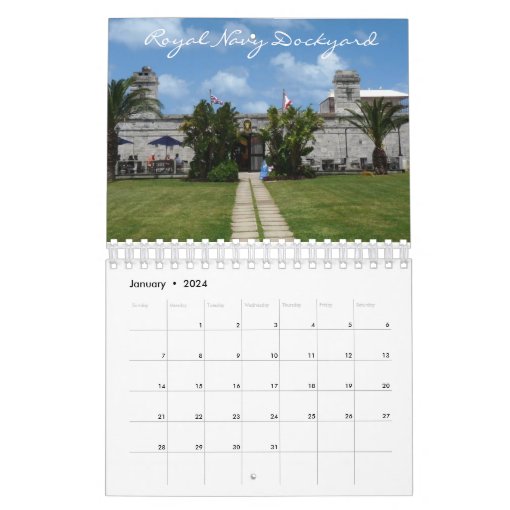 Bermuda Calendar Zazzle