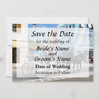 Bermuda - Carriage Ride in Hamilton Save the Date