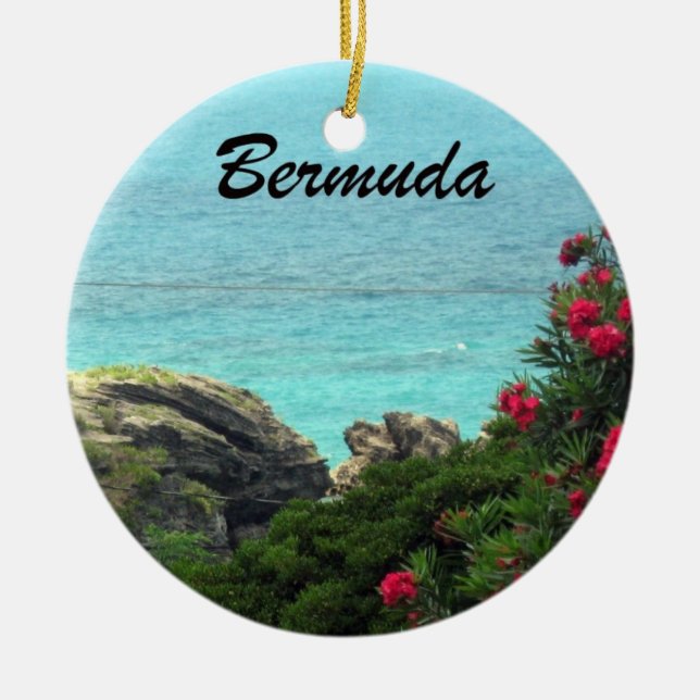 Bermuda Ceramic Ornament (Front)
