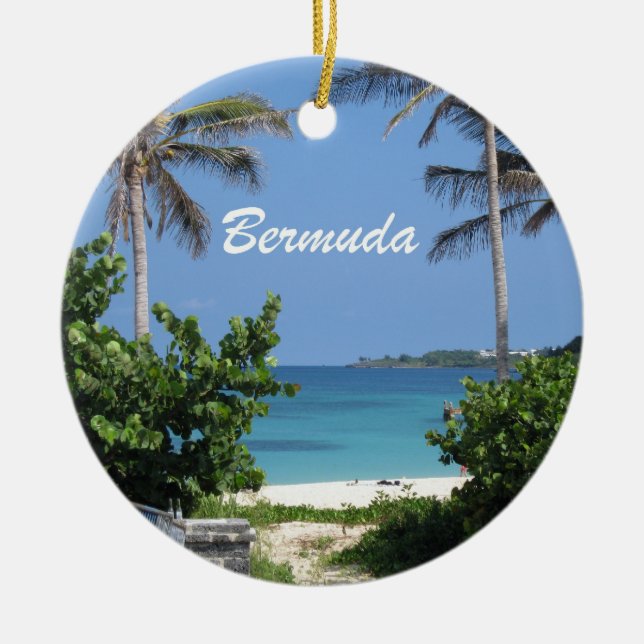 Bermuda Ceramic Ornament (Front)