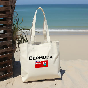 Bermuda Country Flag Light-Color Tote Bag