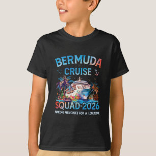 Bermuda Cruise Squad 2026 Family Vacation T-Shirt