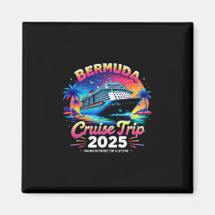 Bermuda Cruise Trip 2025 Sunset Vacation Gift 1 Magnet