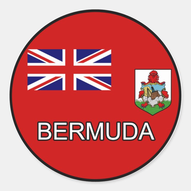 Bermuda Euro Sticker (Front)