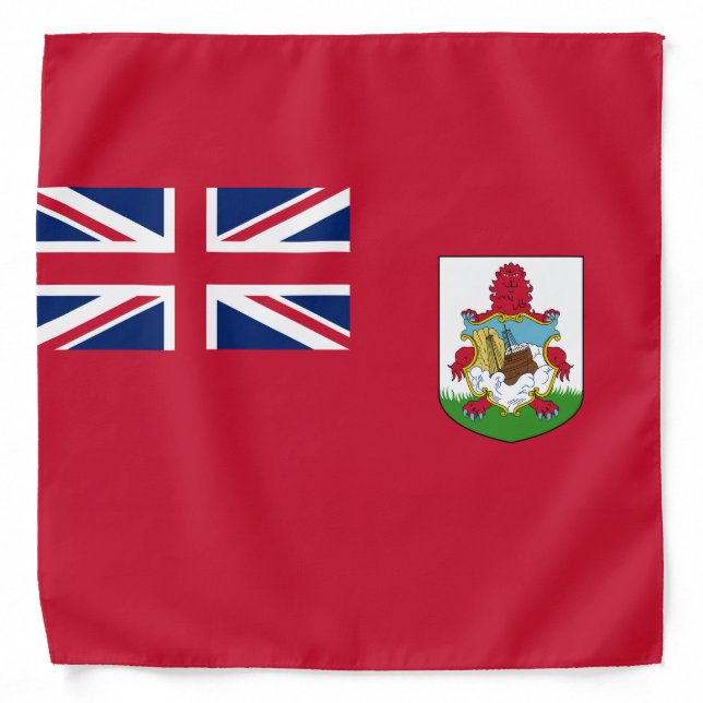 Bermuda Flag (Bermudian) (Caribbean Islands) Bandana (Front)