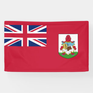 Bermuda Flag (Bermudian) (Caribbean Islands) Banner