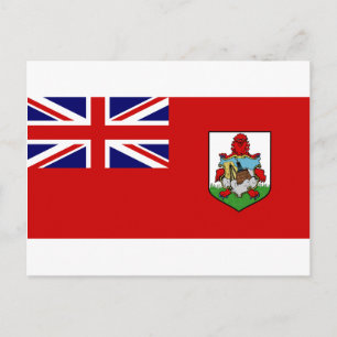 Bermuda Flag BM Postcard