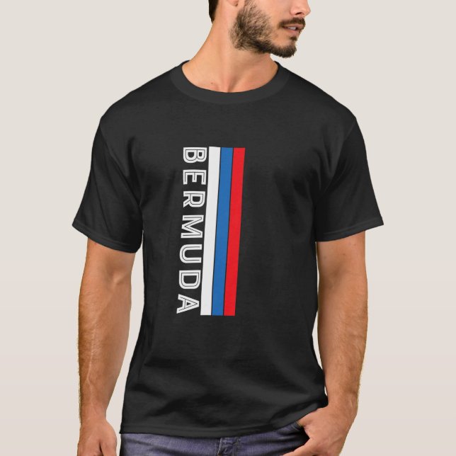 Bermuda Flag Colors T-Shirt (Front)