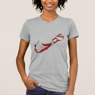 Bermuda flag map T-Shirt