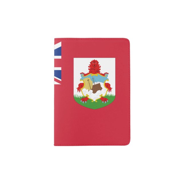 Bermuda flag Passport Holder (Front)