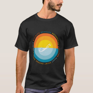 Bermuda Graphic Sunset T-Shirt