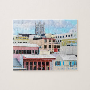 Bermuda - Hamilton Skyline Jigsaw Puzzle