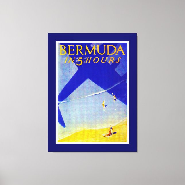 Bermuda in 5 hours canvas print (Front)