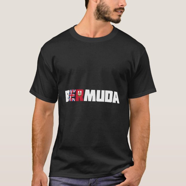 Bermuda Island Bermudian Flag T-Shirt (Front)