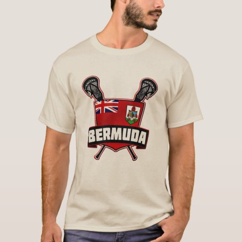 Bermuda Lacrosse Logo Tee