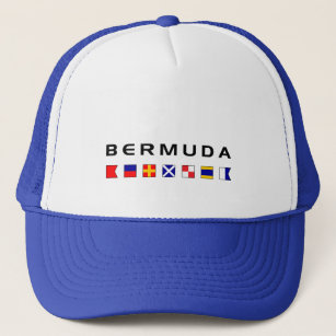 Bermuda Maritime Nautical Signal Flags Light-Color Trucker Hat