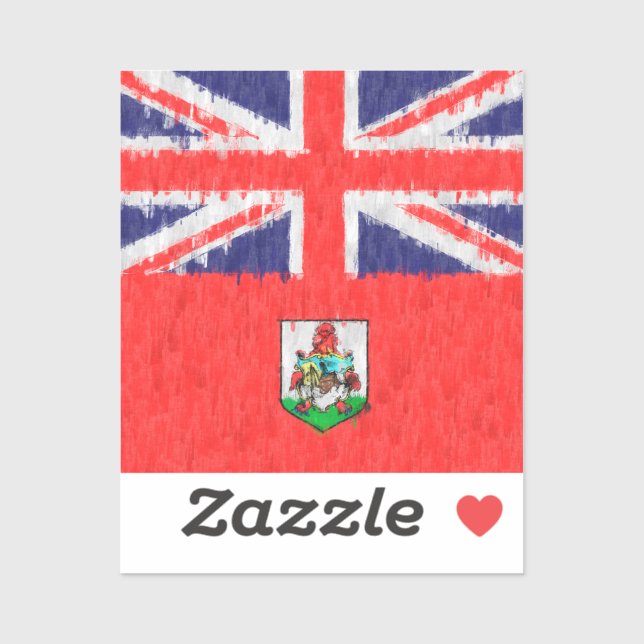 Bermuda Oil Painting Drawing Sticker (Sheet)