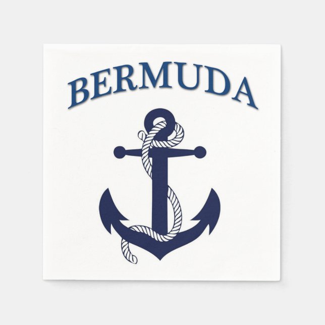 Bermuda Paper Napkins! Napkins (Front)