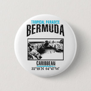 Bermuda Pinback Button