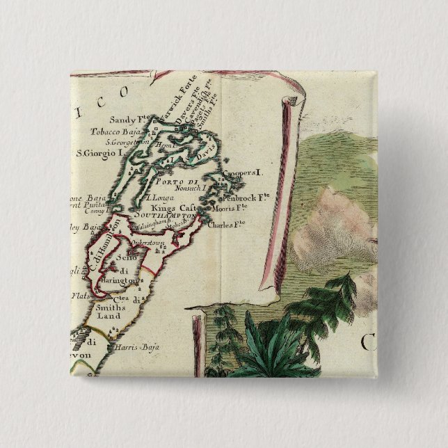 Bermuda Pinback Button (Front)