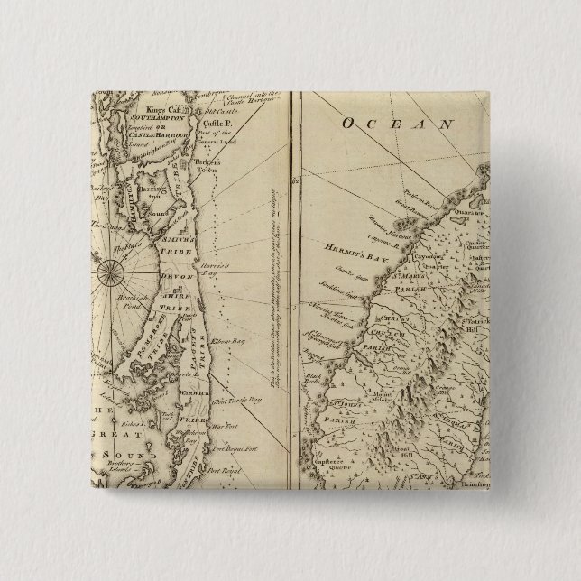 Bermuda Pinback Button (Front)
