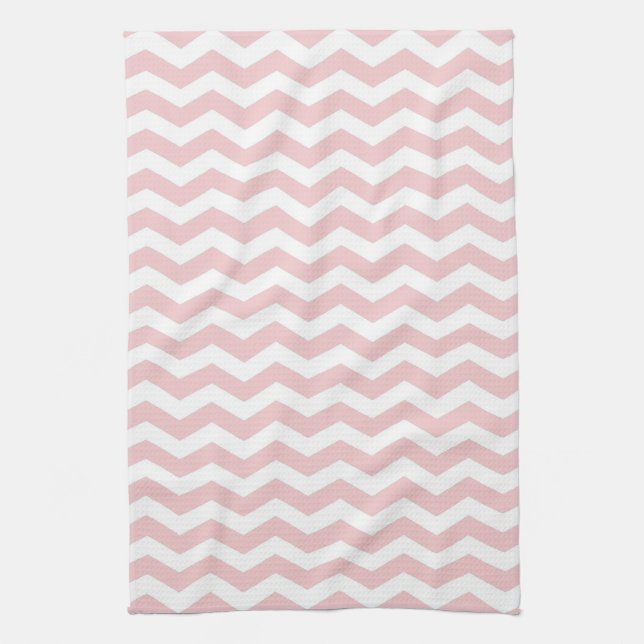Bermuda Pink Wave Chevron Towel (Vertical)