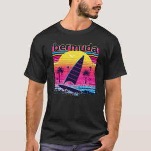 Bermuda Retro 80s Style Souvenir Beach T-Shirt