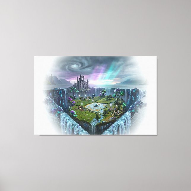 Bermuda Rhombus: The Hidden Sanctuary Canvas Print (Front)