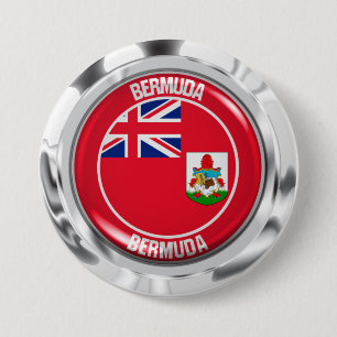 Bermuda Round Emblem Button