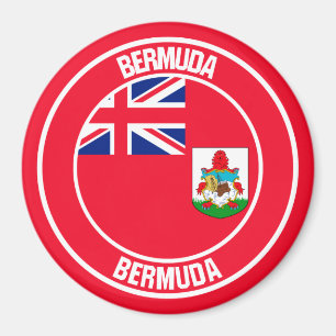 Bermuda Round Emblem Magnet