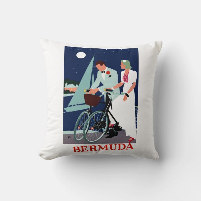 Bermuda Throw Pillow (Front)