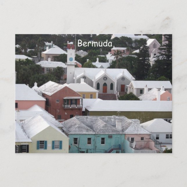 Bermuda Town Postcard (Front)