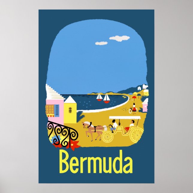 Bermuda Travel Poster (Front)