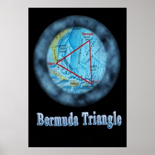 bermuda triangle designs poster